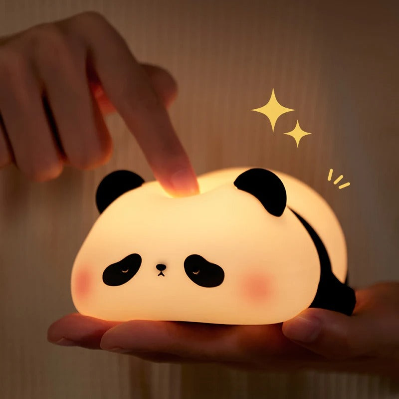Panda Silikon-lampa